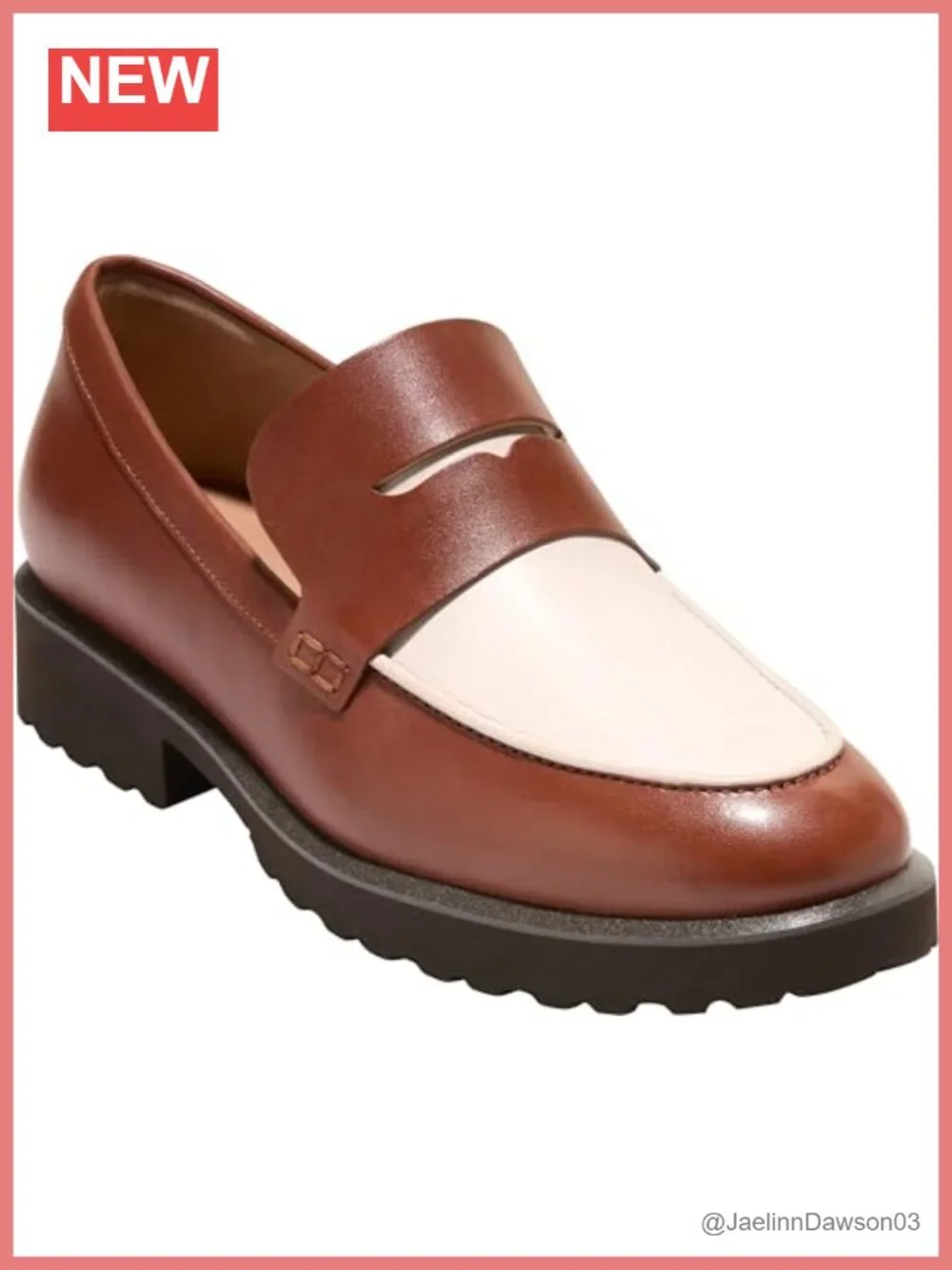 Leather Penny Loafer with Moc Stitch, Foam Padded Insole, Slip-On